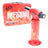 Special Blue Inferno Pro Flame On red torch with flame-print tin case, upright view highlighting safety lock and nozzle.
