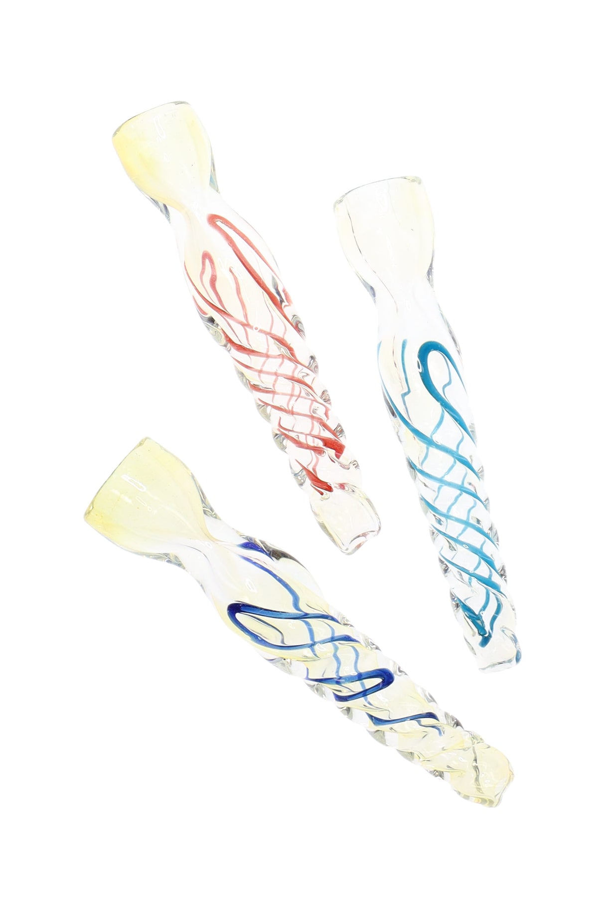 3" Color Changing Twisted Chillum - C0190