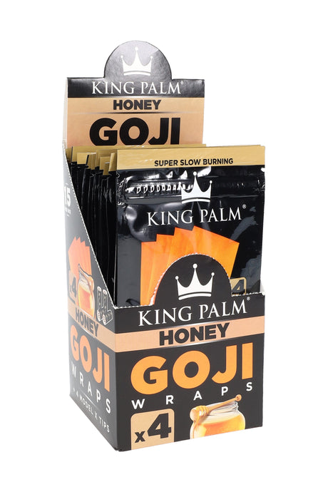 King Palm 4 Goji Wraps Display of 15 - RP358