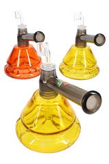 5.5" Colored GoG Dab Rig with Plastic Decal Mouthpiece - WP3250