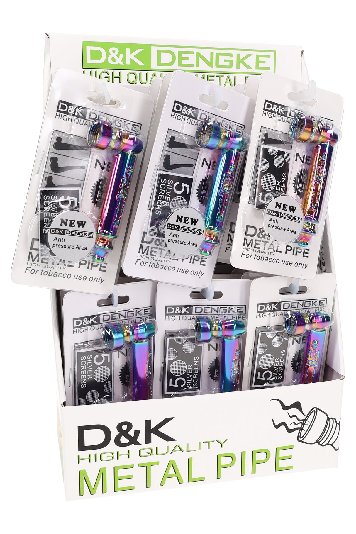 Skeleton Metal Pipe Gift Set with Screens - MP266