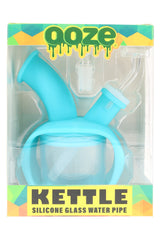Ooze Kettle Silicone/Glass Bubbler Water Pipe - WP3239