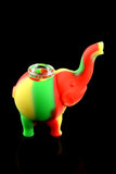 Multicolor Silicone Elephant Pipe - AP221