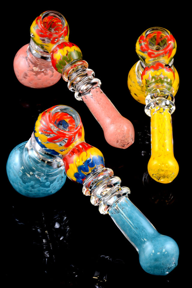 Large Frit Hammer Bubbler - B811