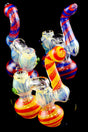 Medium Color Changing Double Chamber Sherlock Bubbler - B907