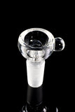 14.5mm Male Clear Glass on Glass Bowl - BS573