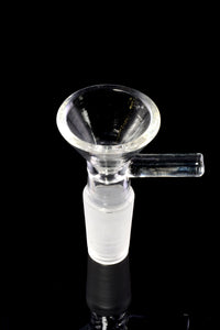 14.5mm Male Clear Glass on Glass Bowl - BS633
