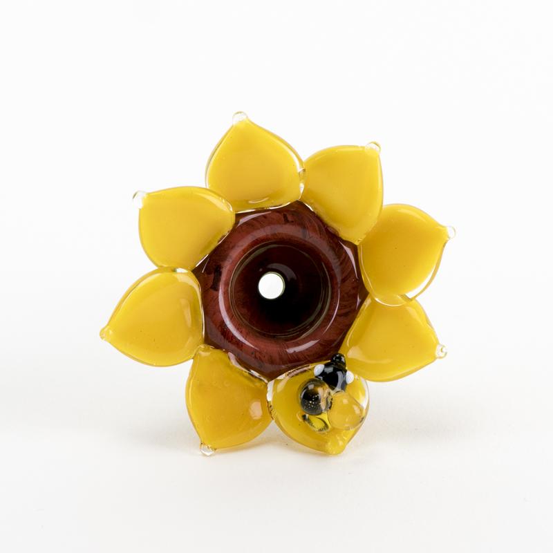 (US Made) 14.5mm Male Sunflower Bowl - BS652