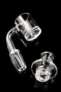 Domeless Spinner Quartz Banger Nail with Banger Beads - BS797