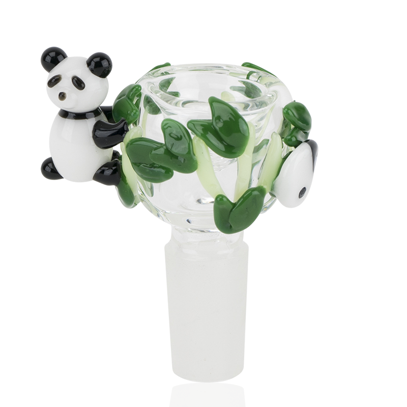 (US Made) 14.5mm Male Panda Cub Bowl - BS763