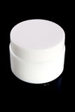 White Glass Wax Jar Lid - J0238