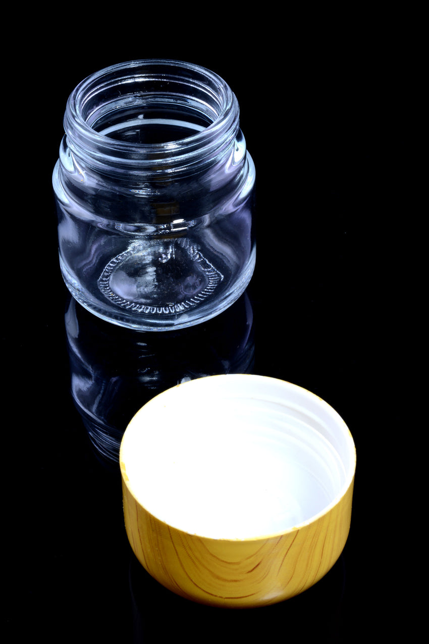 Glass Jar with Tamper Resistant Lid - J0241