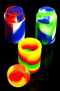 Small Soda Can Multicolor Silicone Jar - J0243
