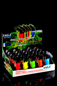20 Pc Eagle Neon Angle Single Torch Display - L0175