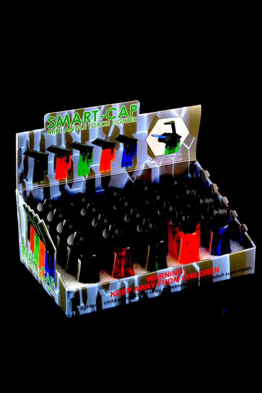 20 Pc Eagle Smart-Cap Mini Angle Single Torch Display - L0176