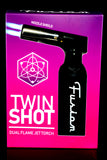 Fusion Twin Shot Dual Flame Jet Torch Lighter - L0235