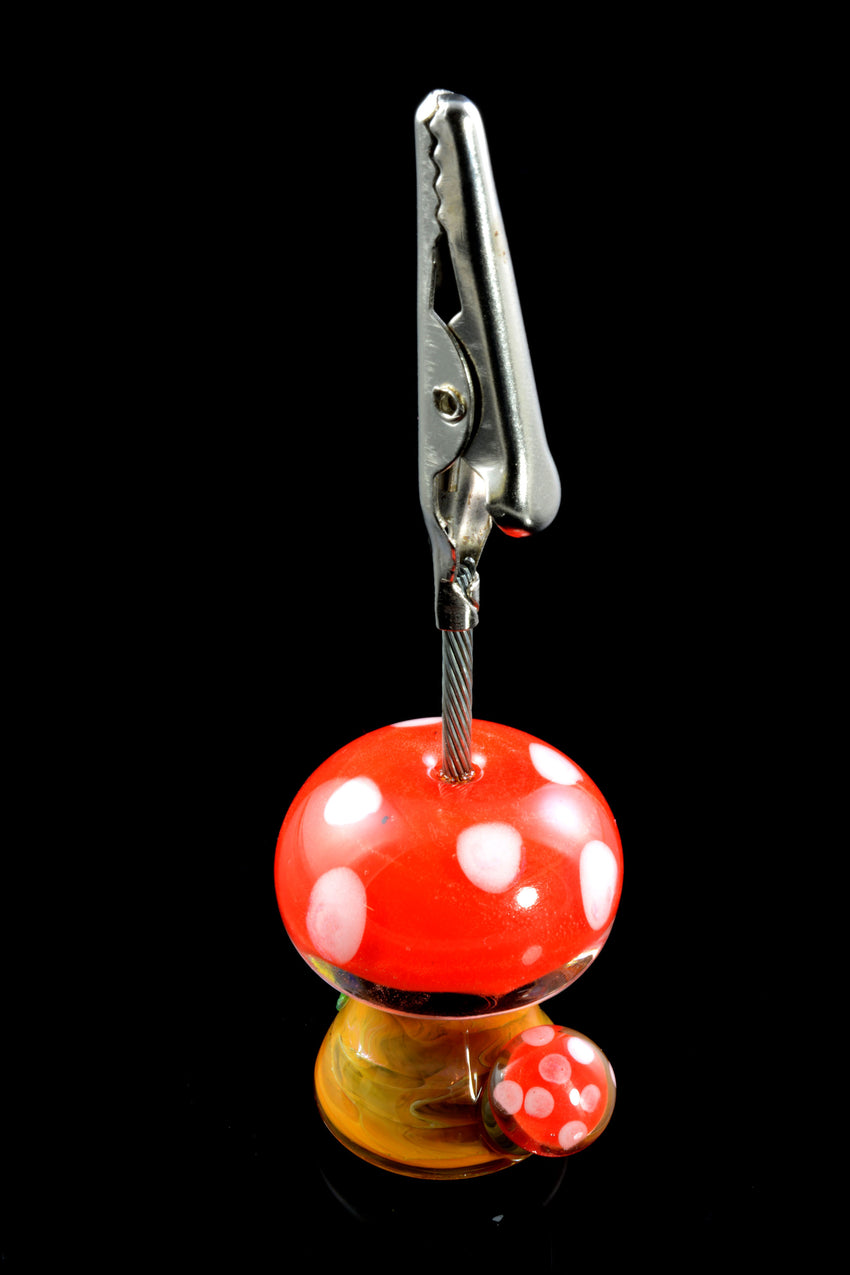 (US Made) Mushroom Alligator Clip - M0302