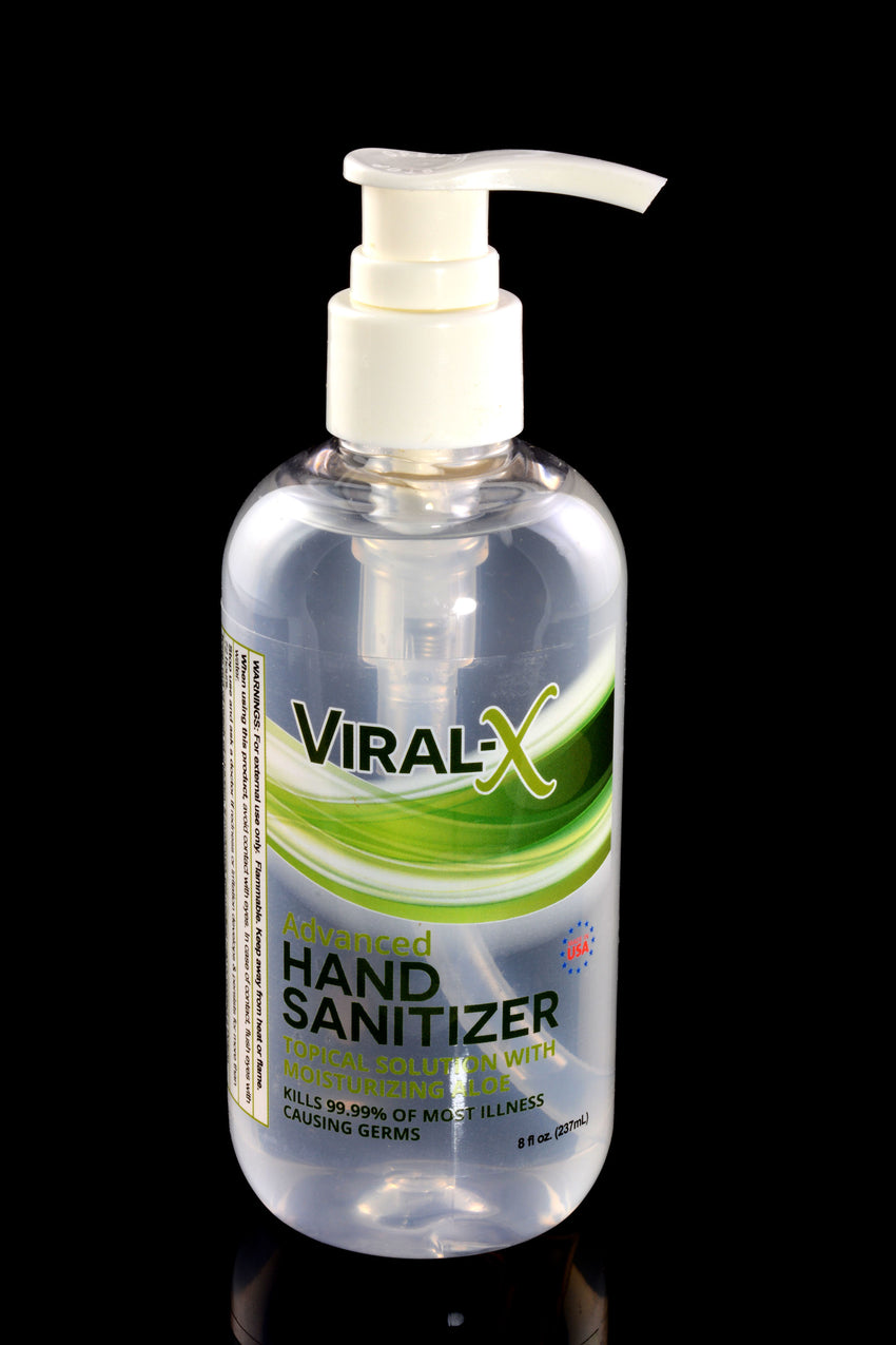 Viral-X 8 oz. Pump Top Hand Sanitizer - M0322