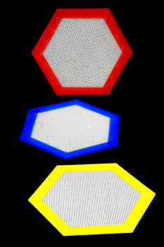 Colorful Hexagon Silicone Dab Mat - M0364