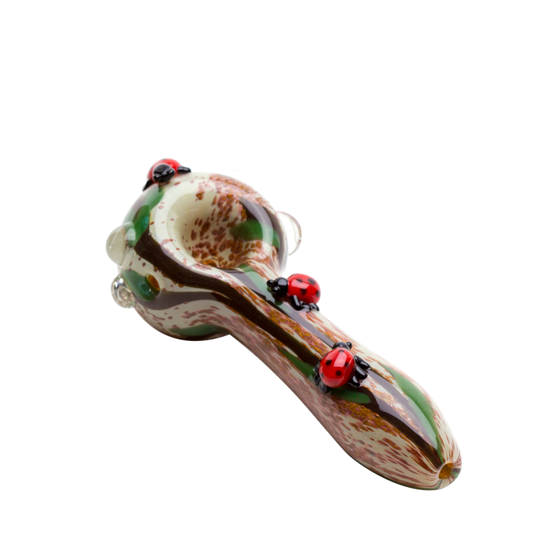 (US Made) Lady Bugs Spoon Pipe - P1601