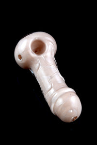 (US Made) Small Taupe Phallus Spoon Pipe - P1681