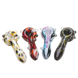 (US Made) Set of 4 Psychedelic Spoon Pipes - P1695
