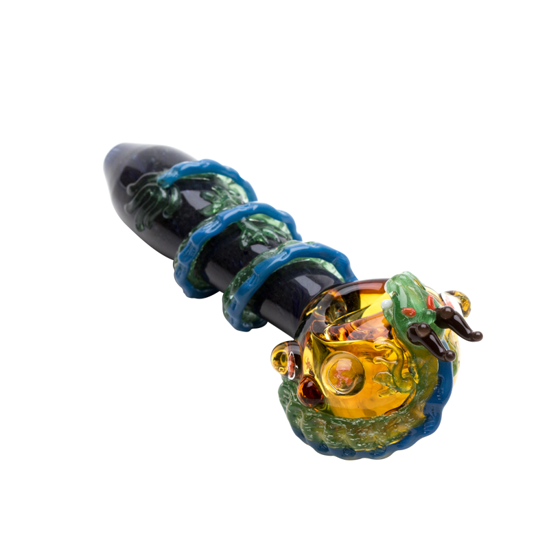 (US Made) Dragon Sphere Small Spoon Pipe - P1954