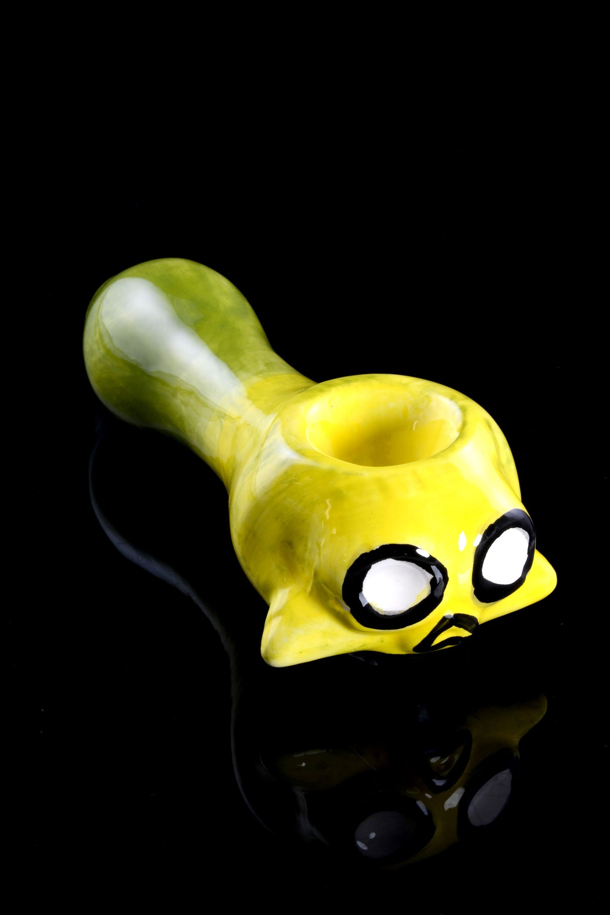 4.5" Ceramic Jake the Ghost Pipe - P2040