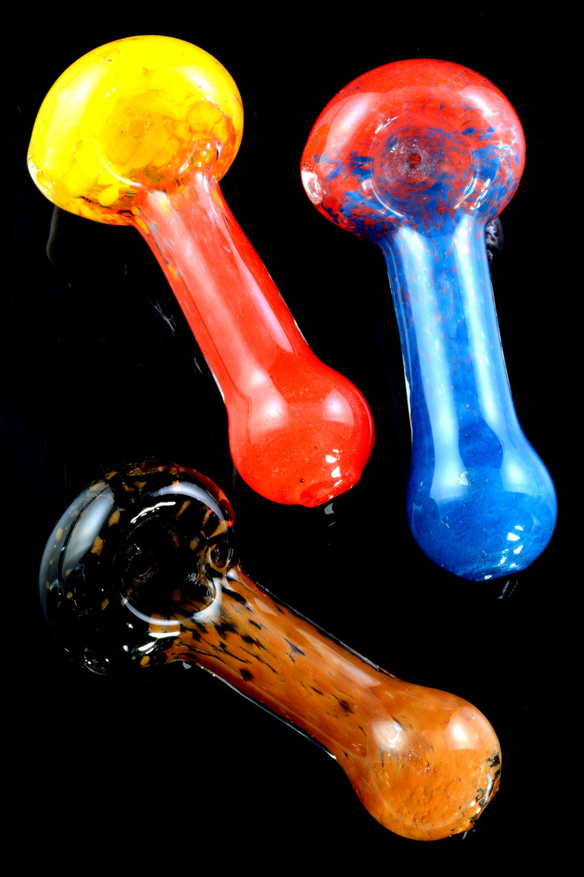 Small Multicolor Frit Glass Pipe - P2062