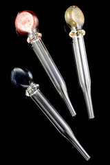 (US Made) 6" Colorful Frit Glass Dab Straw - P2107
