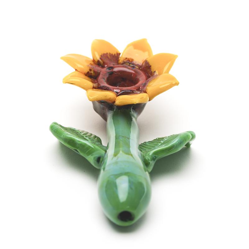 (US Made) Sunflower Sherlock Pipe - P2254