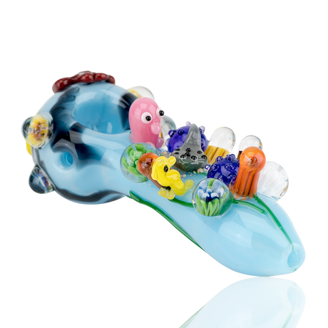 (US Made) 4" Small Great Barrier Reef Spoon Pipe - P2391