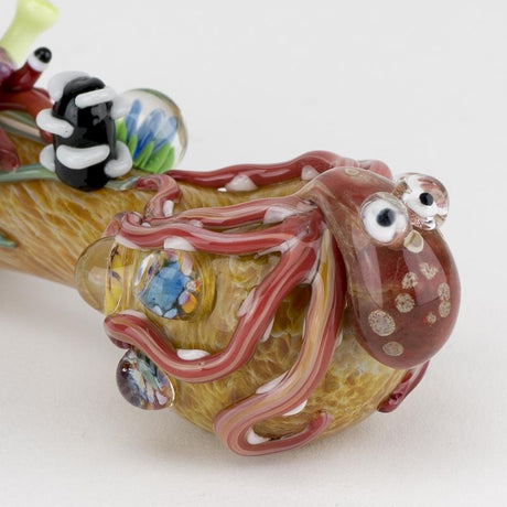 (US Made) 4.5" Small Kraken Spoon Pipe - P2395