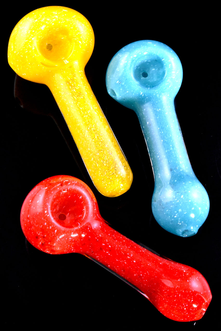 Colorful Frit Glass Pipe - P2801