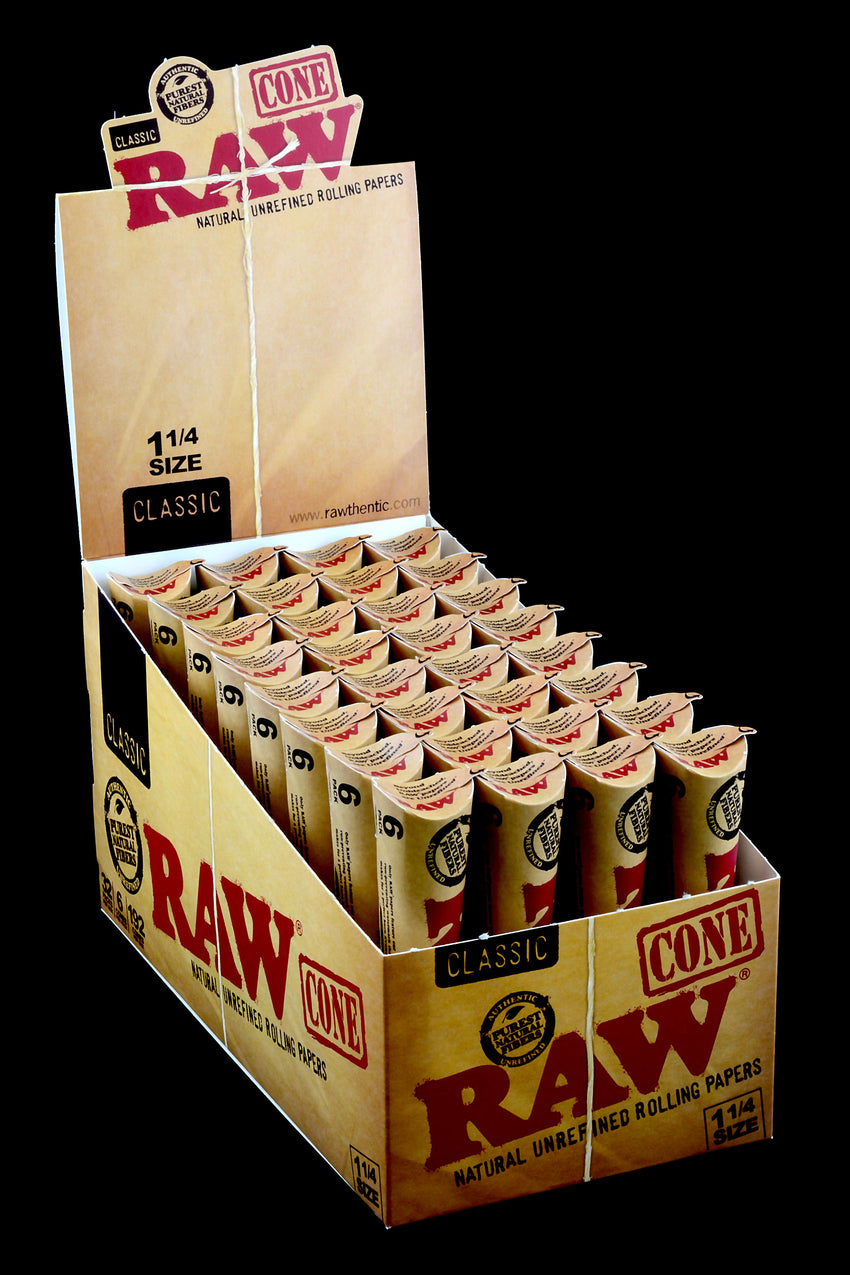 Raw Rolling Paper Cones 1 1/4 - RP147
