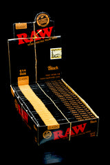 Raw Black Rolling Papers 1 1/4 Display - RP232