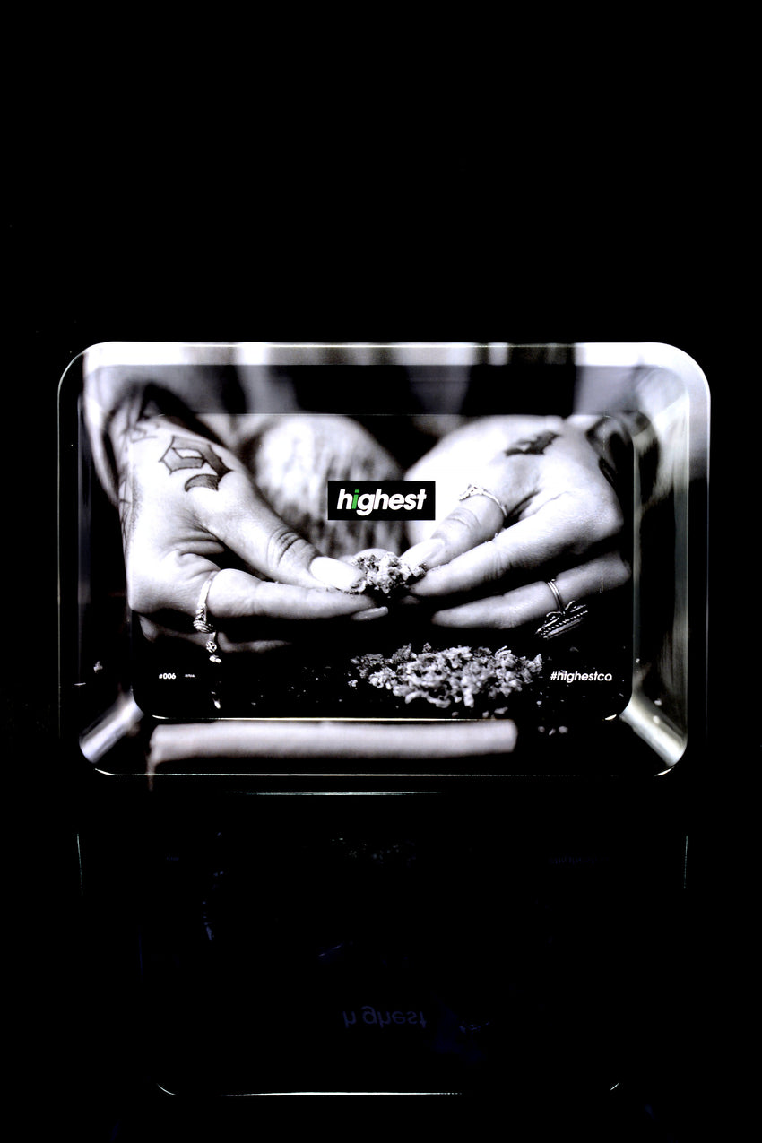 Small Art Metal Rolling Tray - RP266