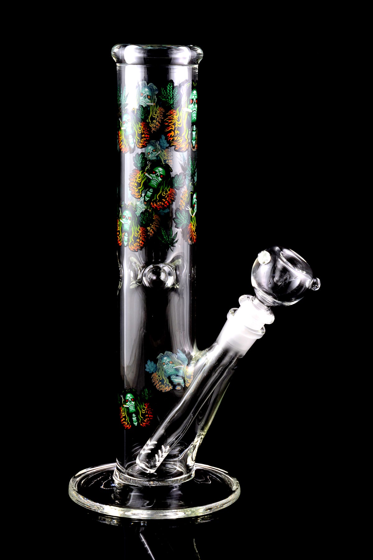 (US Made) Medium Clear GoG Straight Shooter Water Pipe with Decal - WP ...