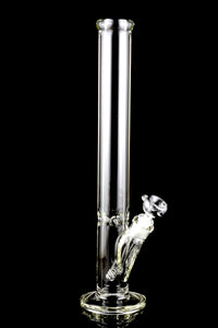 Large 9mm Thick Clear Straight Shooter Water Pipe - WP1439