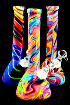Small Psychedelic Silicone Water Pipe - WP1771
