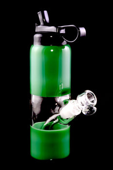 (US Made) Forest Green Water Bottle Mini Rig - WP2179