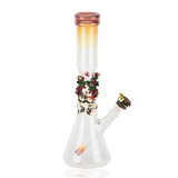 (US Made) 14" Flagship Hootie's Forest Beaker Water Pipe - WP2182