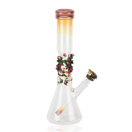 (US Made) 14" Flagship Hootie's Forest Beaker Water Pipe - WP2182