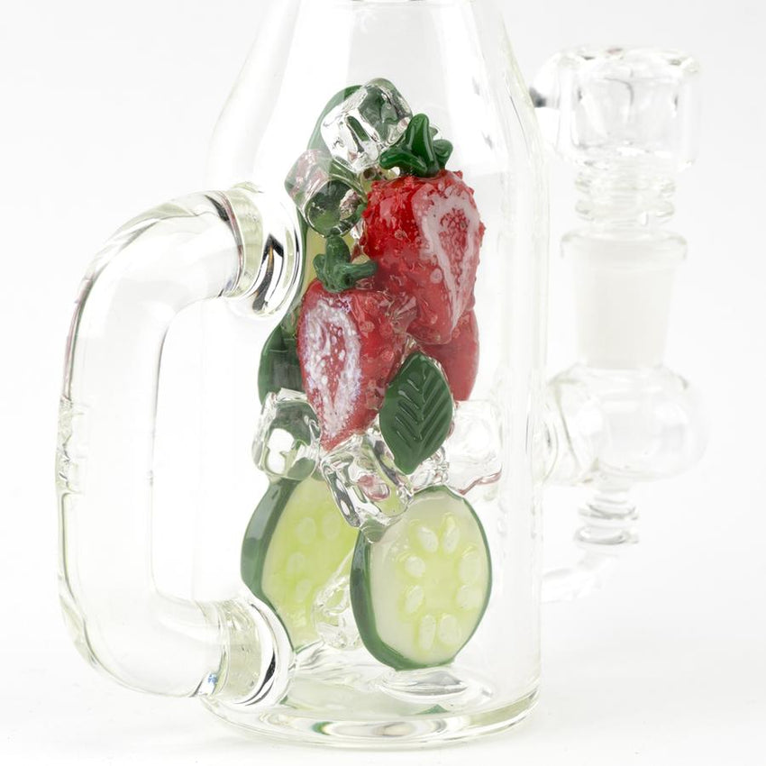 (US Made) Strawberry Cucumber Detox Mini Rig - WP2424