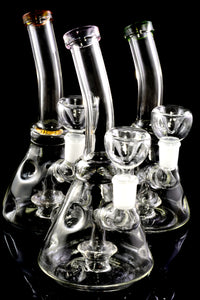 Small Stemless GoG Beaker Water Pipe with Showerhead Perc - WP2453