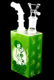 Small Stemless GoG Square Decal Water Pipe - WP2467