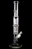 RooR Tech Straight Shooter 5mm Thick GoG Water Pipe with Double Tree Percs - WP2496