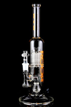 RooR Tech GoG Straight Shooter Water Pipe with Tree to Showerhead Perc- WP2504