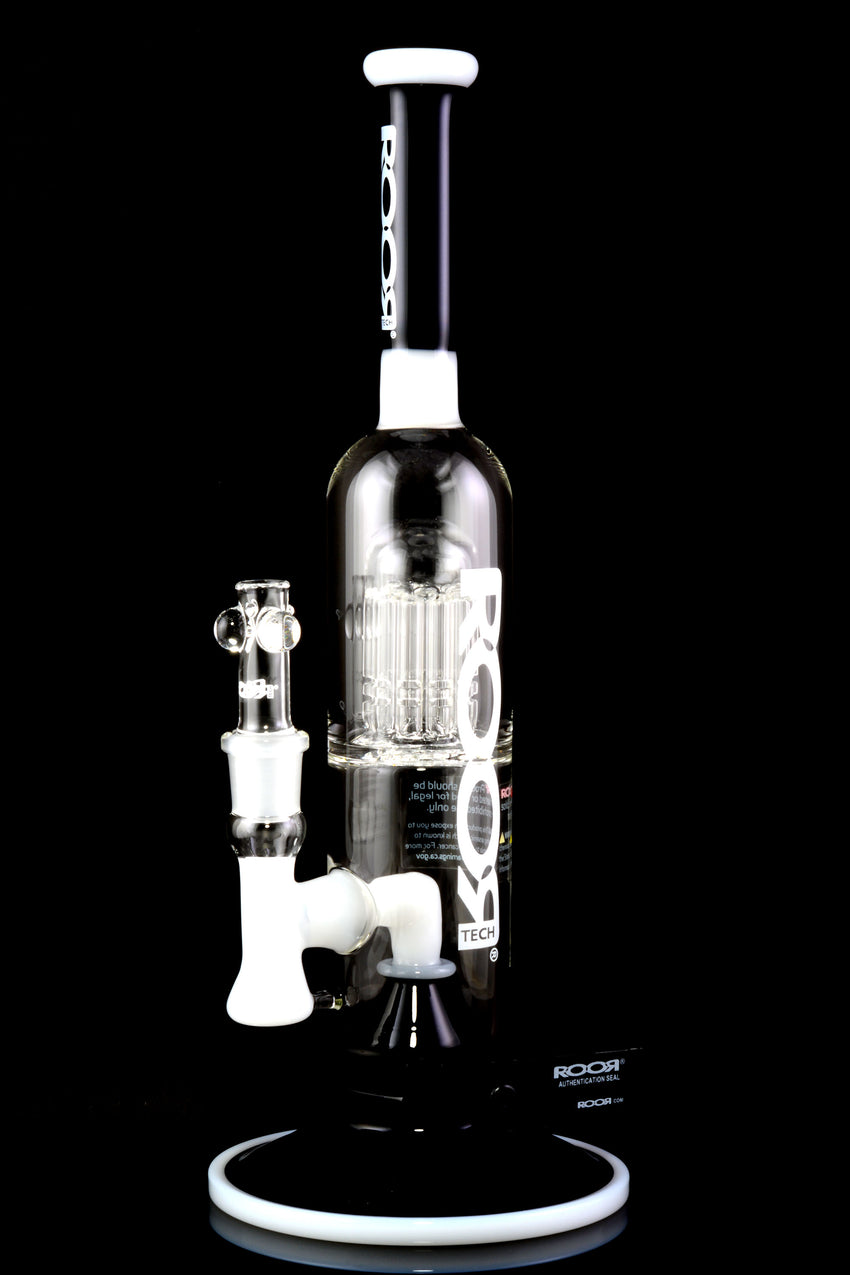 RooR Tech Multicolor GoG Straight Shooter Water Pipe with Tree to Showerhead Perc- WP2505