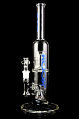 RooR Tech 15" Stemless Clear GoG Straight Shooter Water Pipe with Barrel Perc - WP2514
